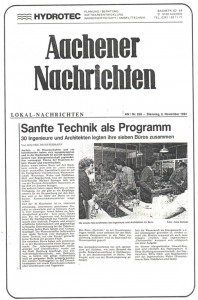 Zeitungsartikel 1984