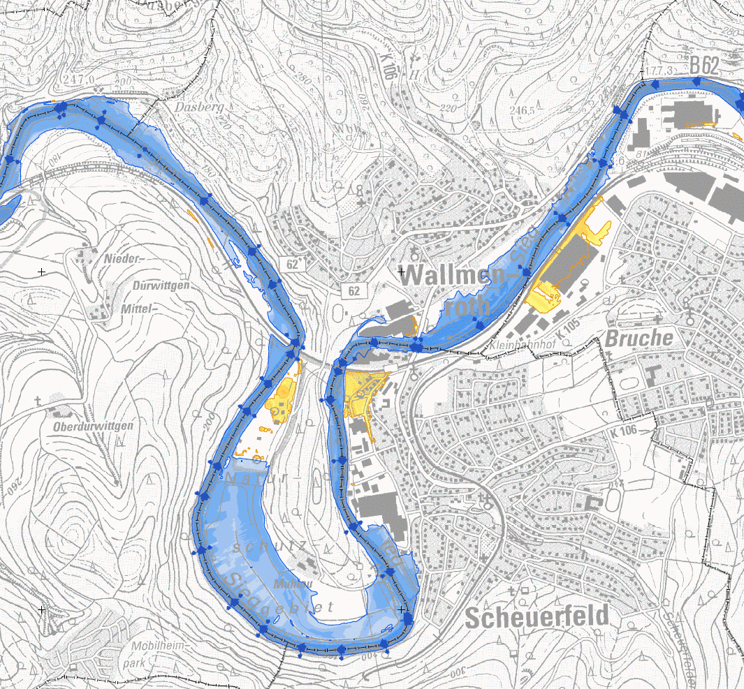 Hochwassergefahrenkarte