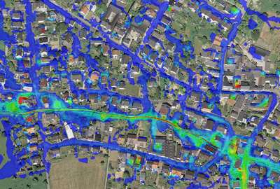 Konzept gegen urbane Sturzfluten für Kommunen: Stufe 2 Feinanalyse 