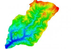 Einzugsgebiet Schelde 2D-Modell