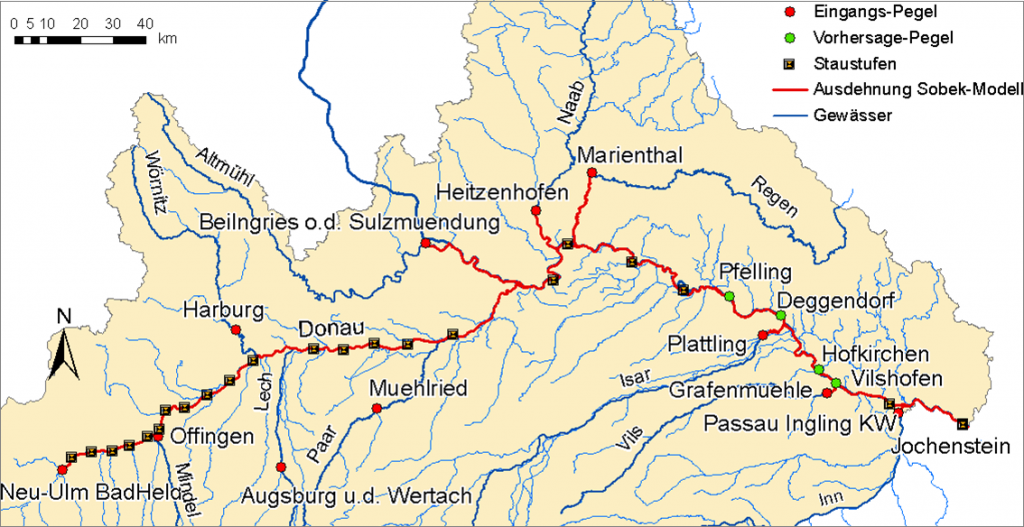 Hydrotec erweitert das SOBEK-Modell der Donau