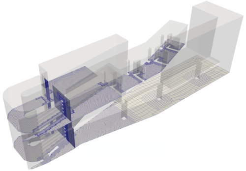 3D-Modell Fischaufstiegsanlage