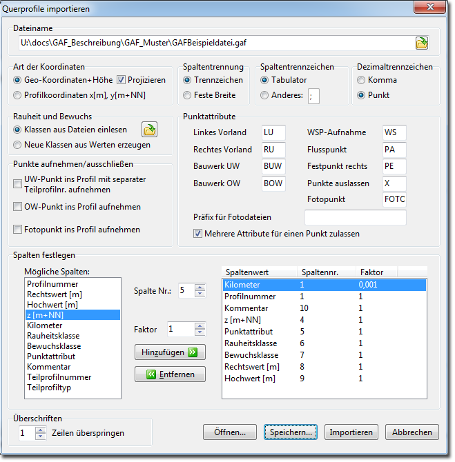 JabEdit Importfunktionen