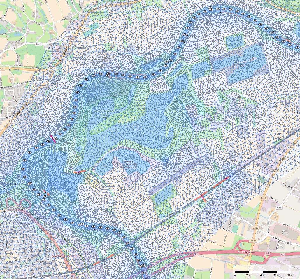 Weser_delft3d-Netzausschnitt