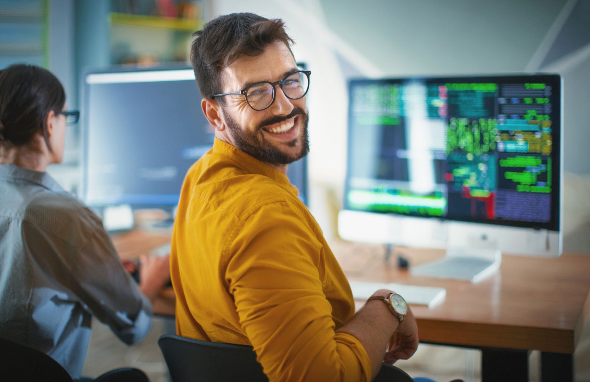 Support Hydrotec 2 Support Mitarbeiter Softwareentwicklung Bildschirmarbeitsplatz