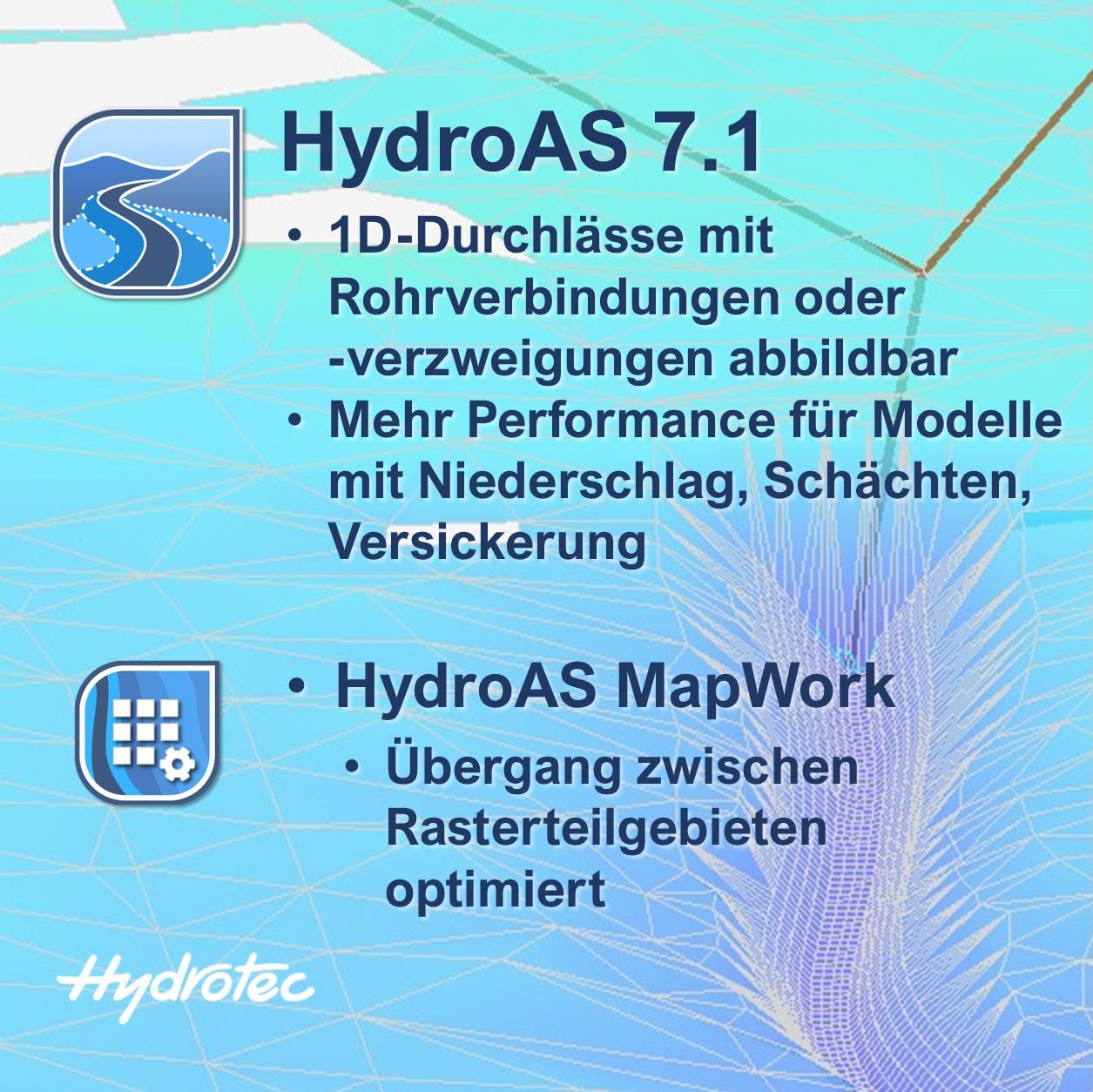 HydroAS 7.1 - Information zum Softwarerelease im Februar 2026