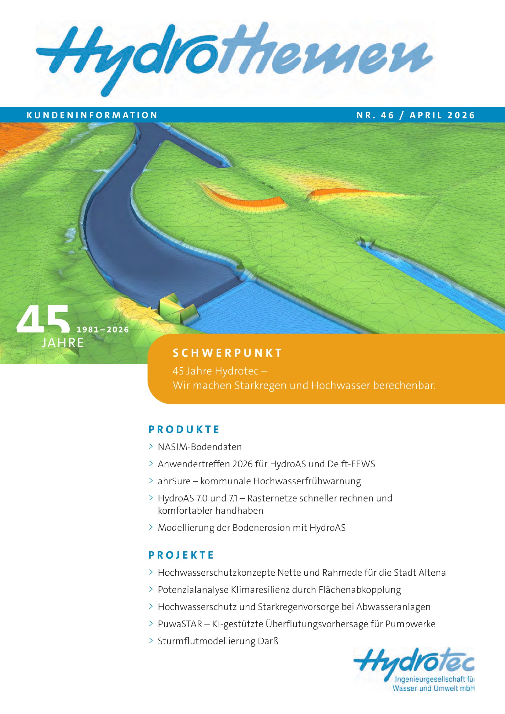 Hydrothemen 46 Titelseite
