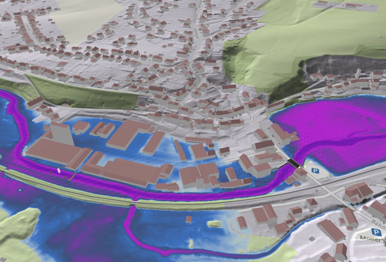 ahrSure Frühwarnsystem 3D-Modelldarstellung