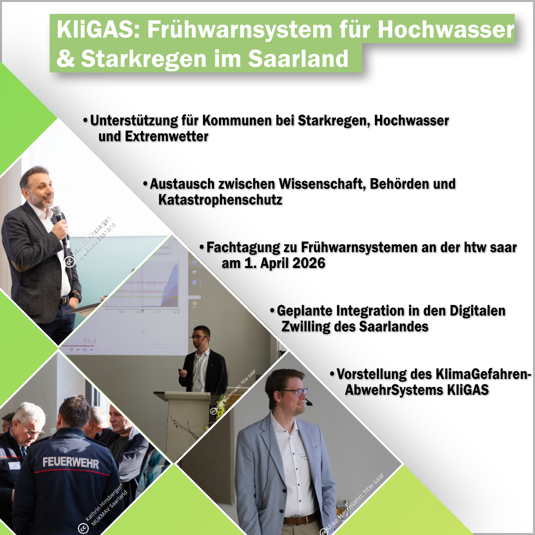 KliGAS Tagung htw saar Beitragsbild