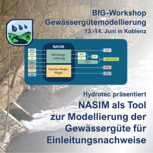 BfG-Workshop Gewässergütemodellierung