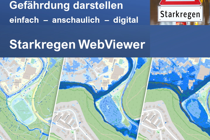 Starkregen WebViewer Modellunabhängig