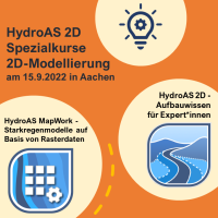 HydroAS Spezialkurse für 2D-Modellierung