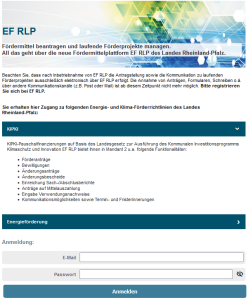 Internet-Seite EF RLP