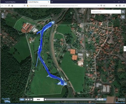 MapView Online für HYDRO_AS-2D