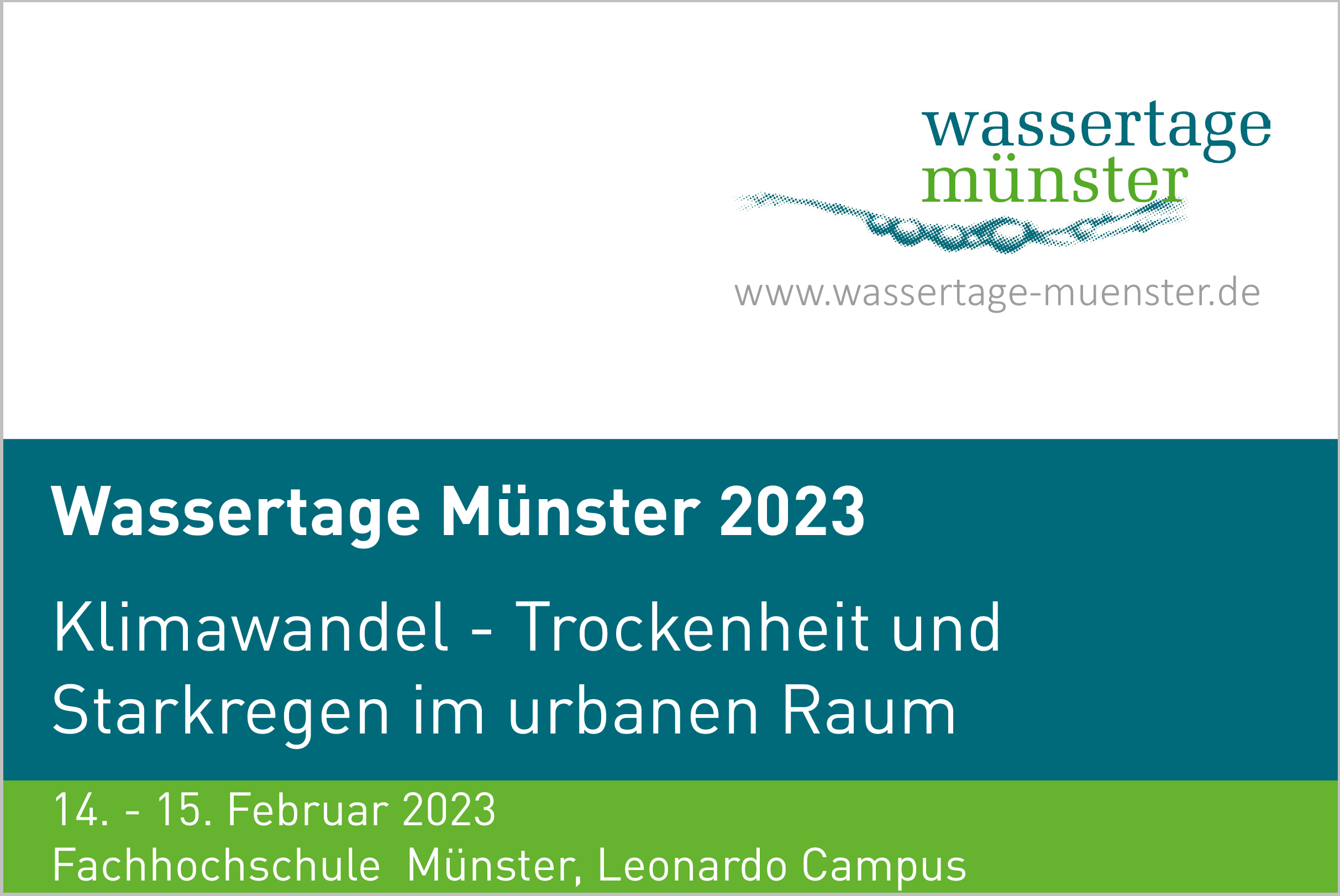 Wassertage Münster 2023